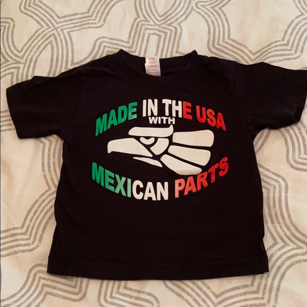 Made in the USA w/ Mexican parts 18m toddler tee